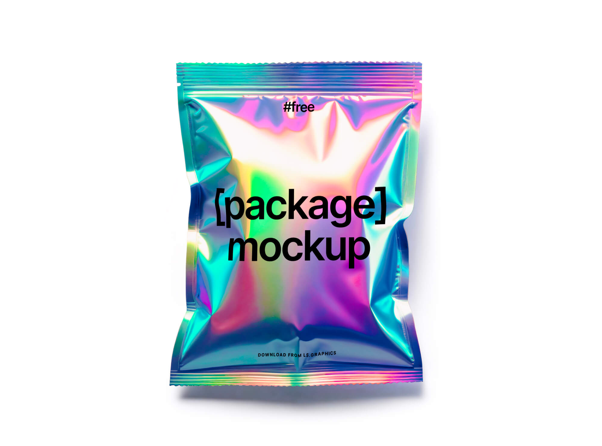 Holographic 3D Package Mockup