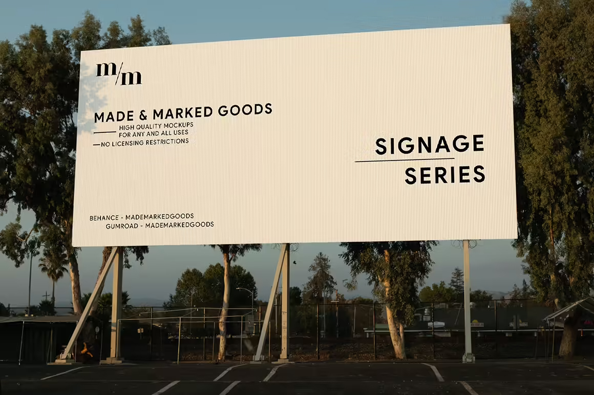 Outdoor Billboard Design Mockup
